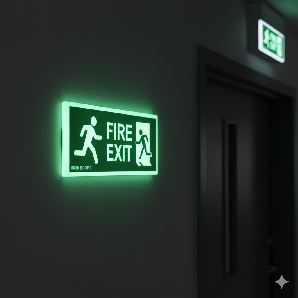 Fire Exit - Running Man (UK Standard)