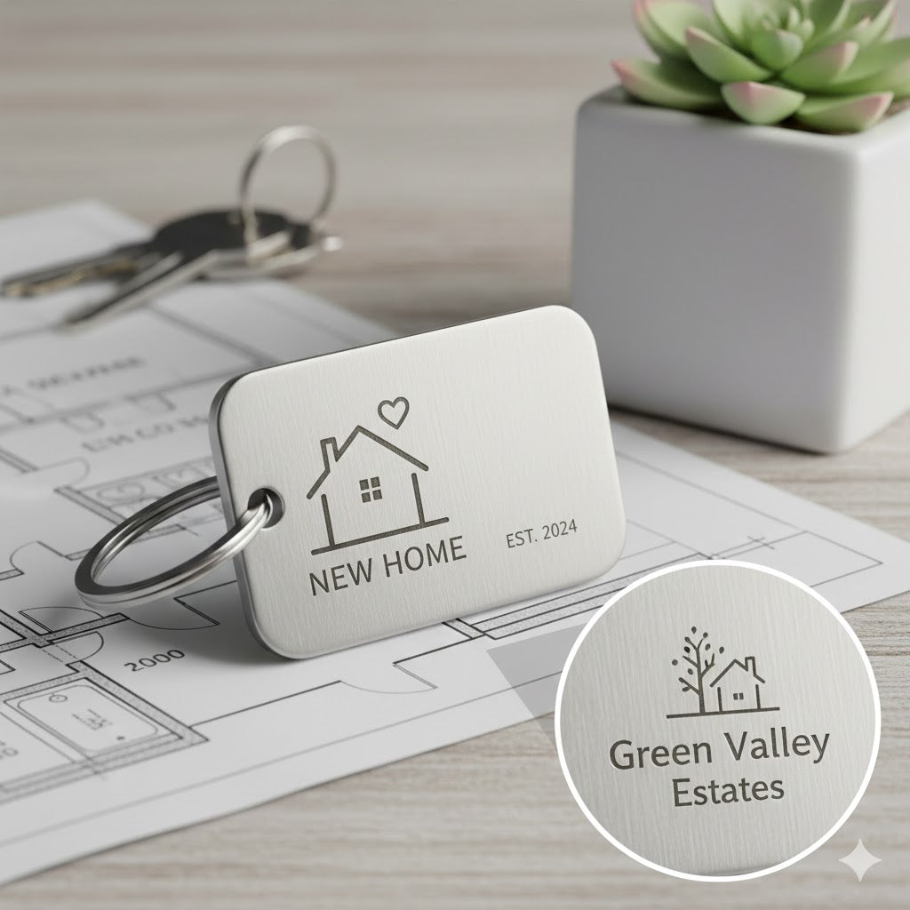 Luxury New Home Keyring