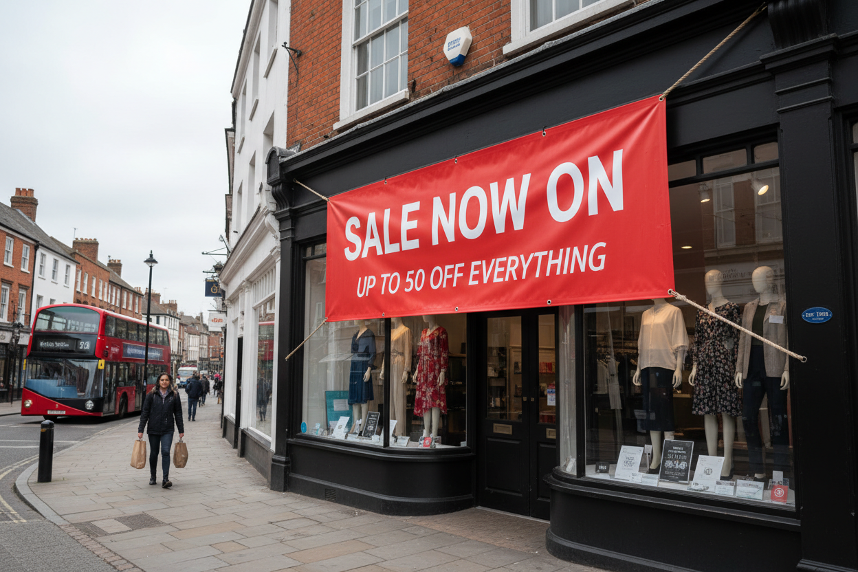 Shop Front Sale Banner