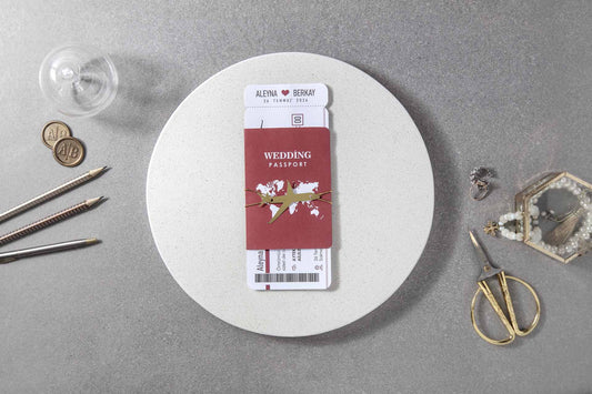 Modern Chic Wedding Invitation Set