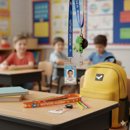 ID Badge Holder with Lanyard