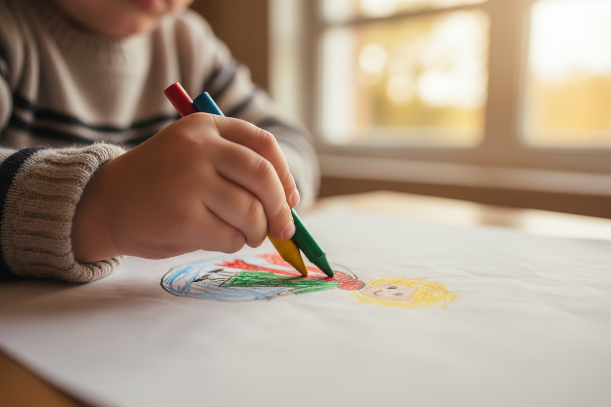 Child Drawing Little Prince