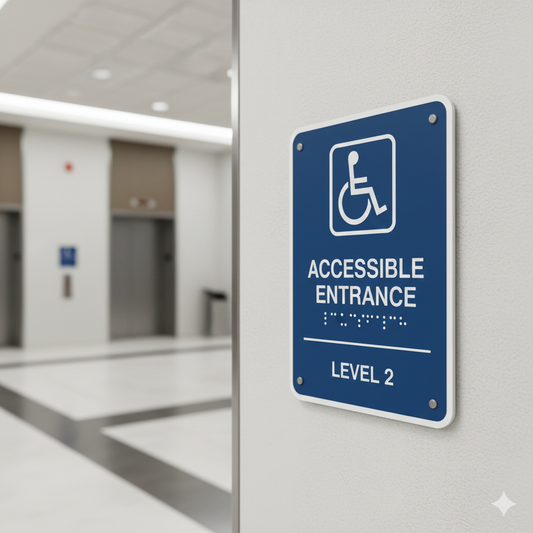 Disabled Access (ADA) Braille Sign