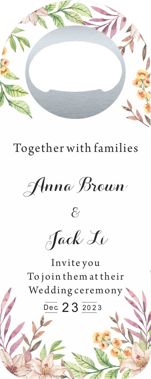 Personalized Heart Bottle Opener: Wedding Favor Gift - Image 8