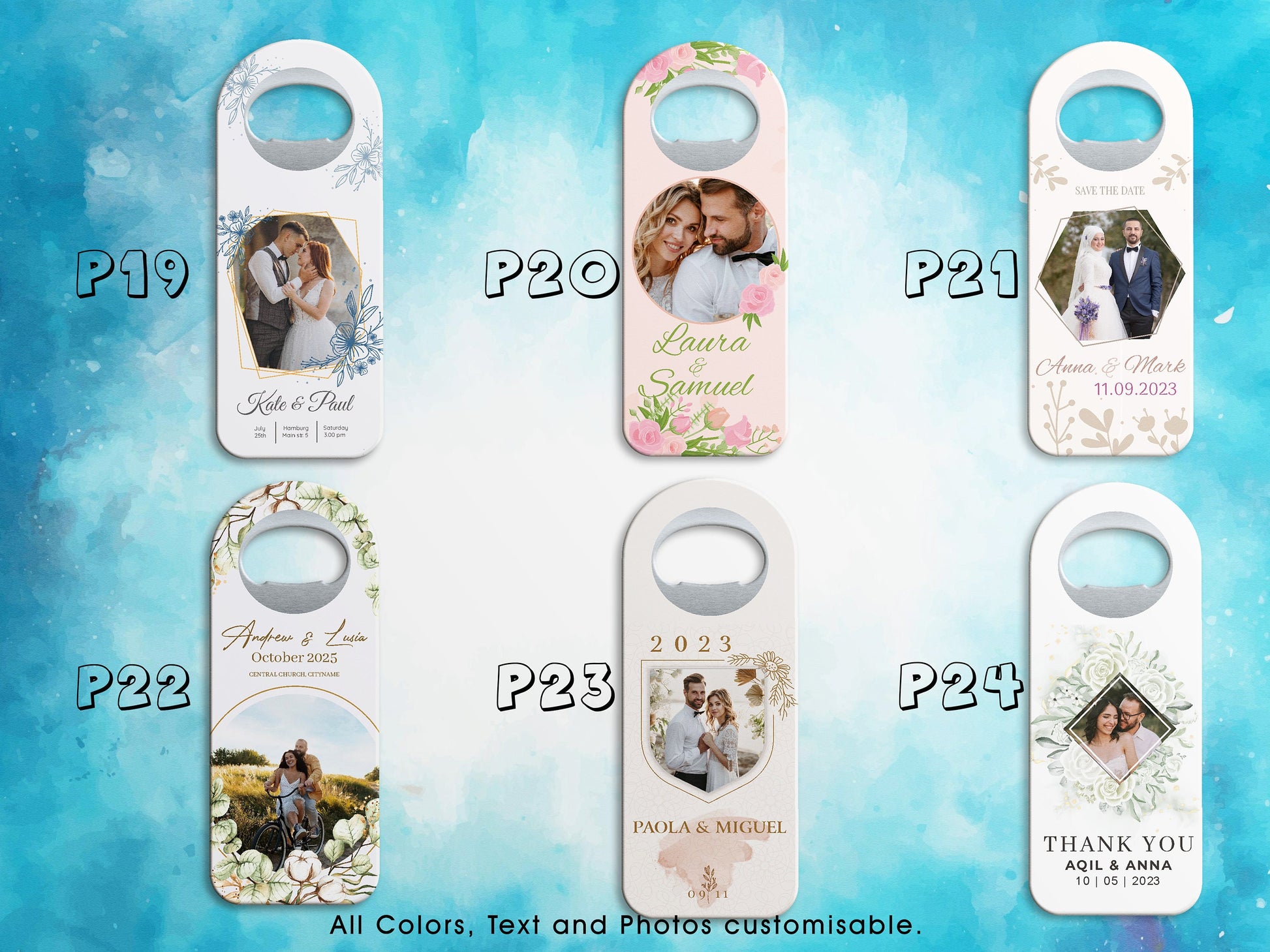 Customizable Heart Bottle Opener Magnet: Wedding Favors for Guests - Image 5