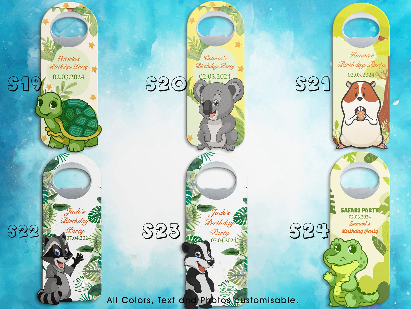 Custom Dinosaur Magnet Bottle Opener: Safari Party Favors - Image 5