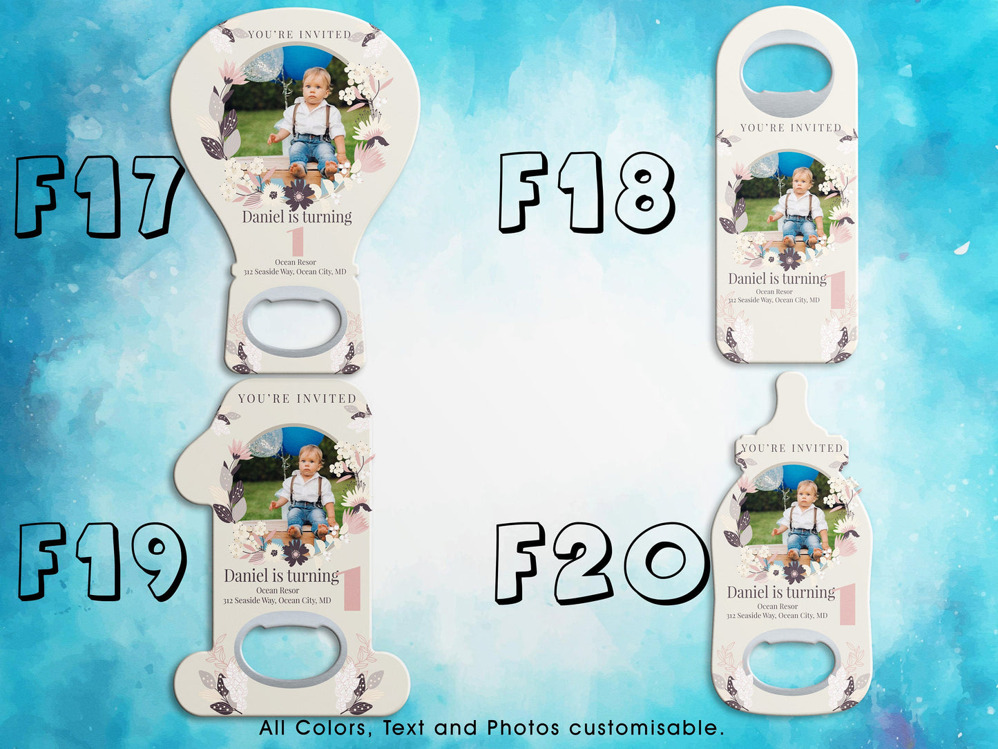 Customizable Magnet Bottle Opener: Baby Shower/Birthday Party Favors - Image 6