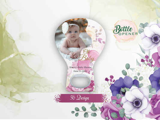 Custom Baby Shower Favors: Balloon Magnet Bottle Opener - Image 1