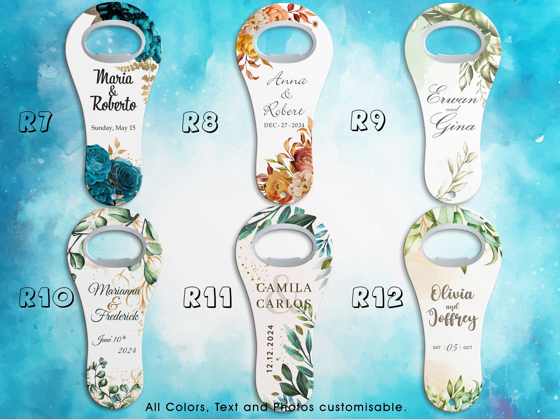 Custom Foot Shape Magnet Bottle Opener: Wedding Favors - Image 6