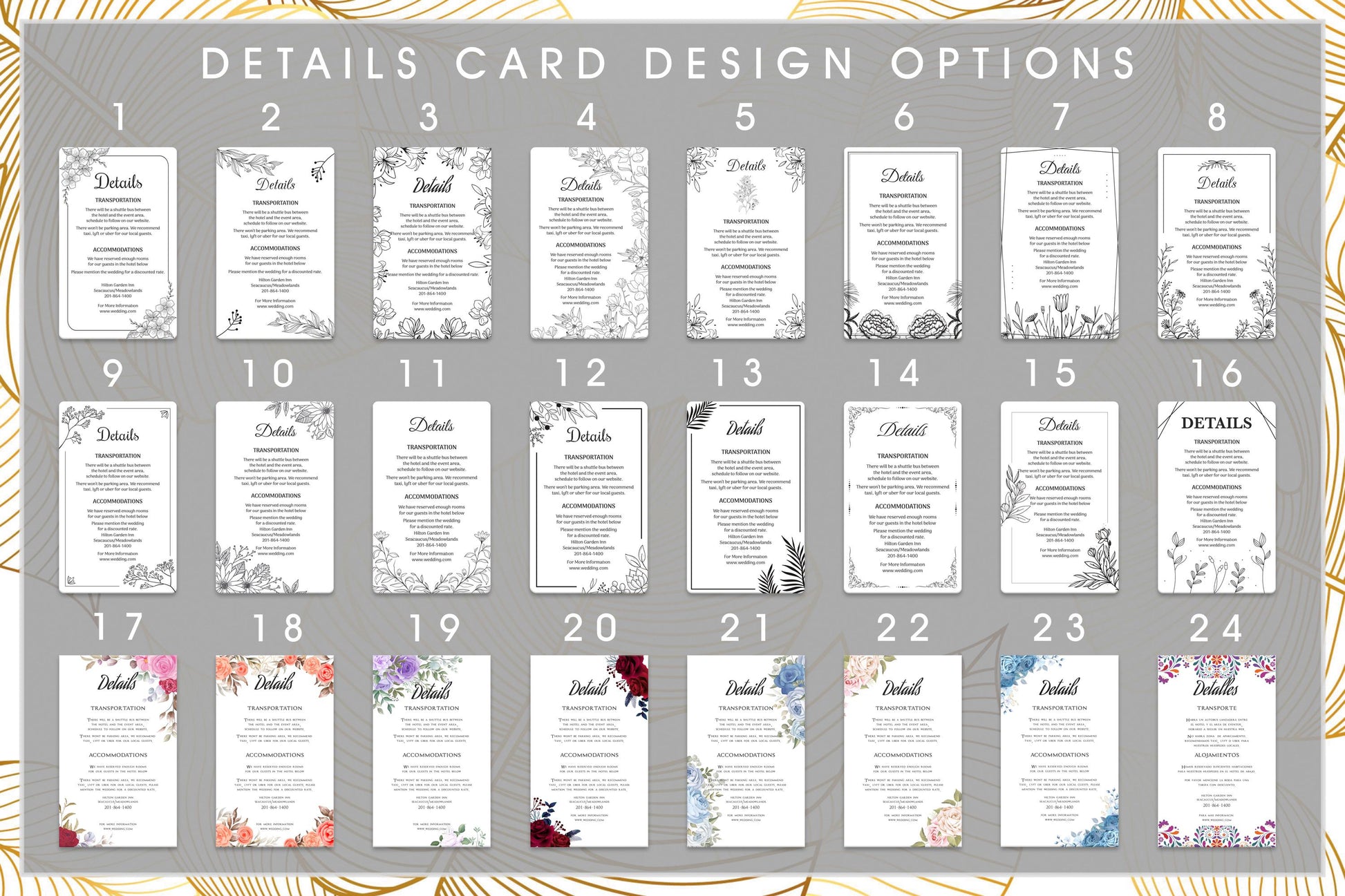 Rustic Wooden Wedding Invitation: Eucalyptus Laser Cut Set - Image 8