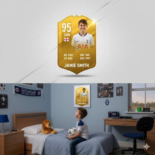FC26 Hero Card - Personalised Football Legend Card