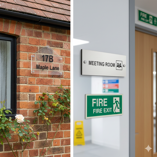Personalised Door Signs & Office Name Plates - Custom Engraved